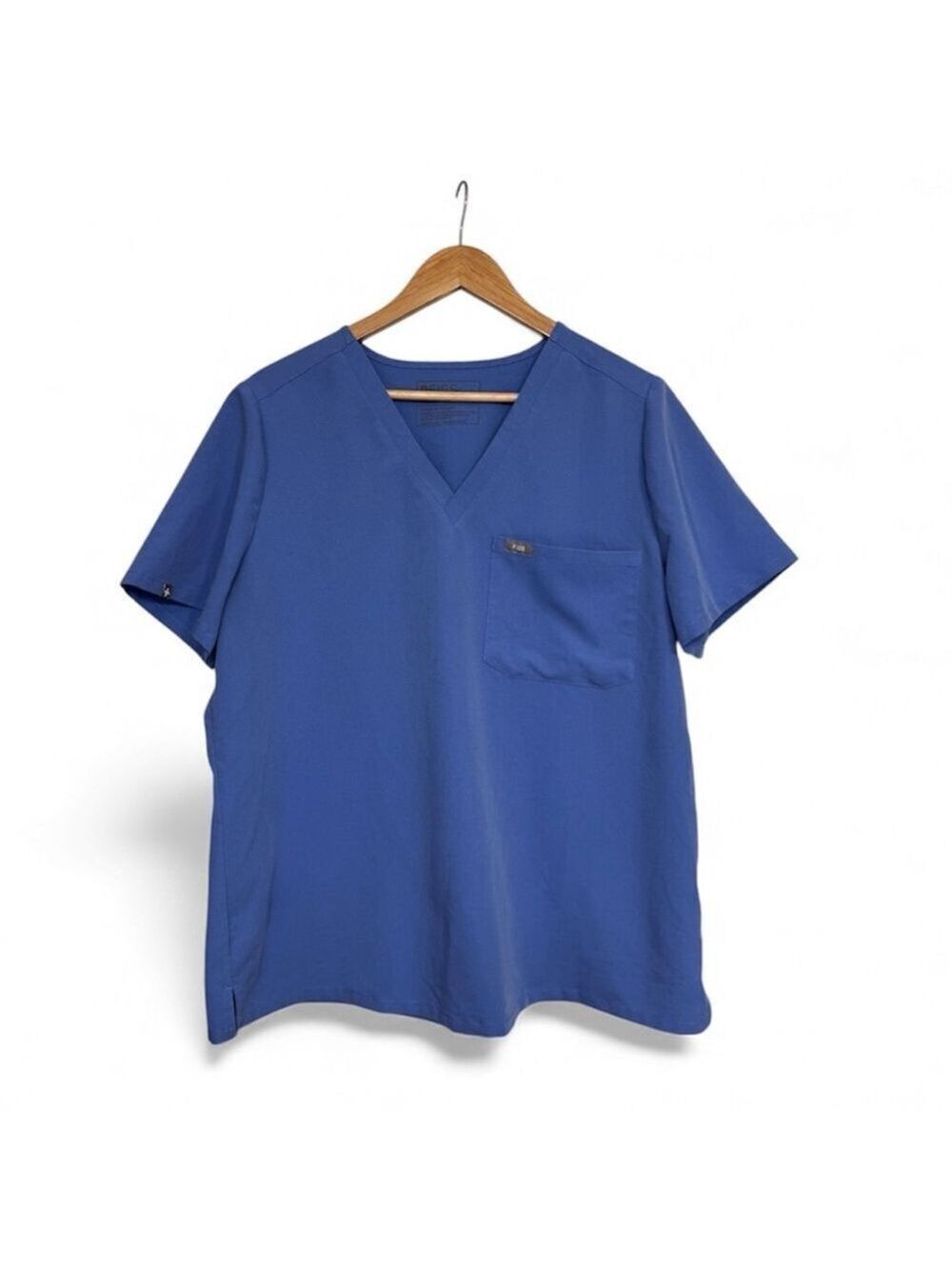 FIGS Catarina Technical Collection Scrub Top Blue XL